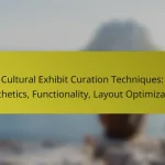 Cultural Exhibit Curation Techniques: Aesthetics, Functionality, Layout Optimization